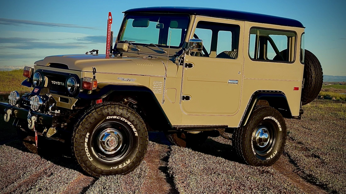 Driver Side View 1975 FJ Landcruiser - Modesto Sunrise Rotary - Serving Modesto